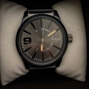 Diesel Blue and Silver Men's Watch